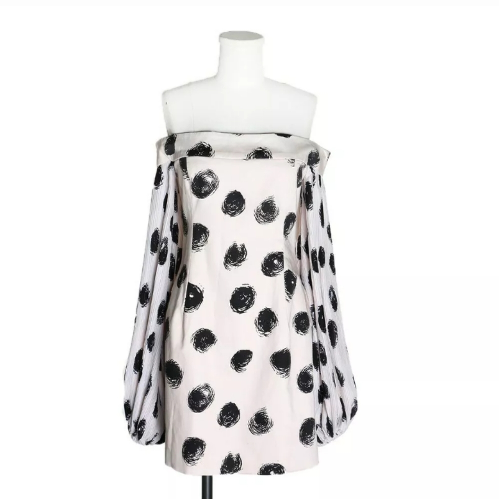C/Meo Collective dress frilled sleeves NWT